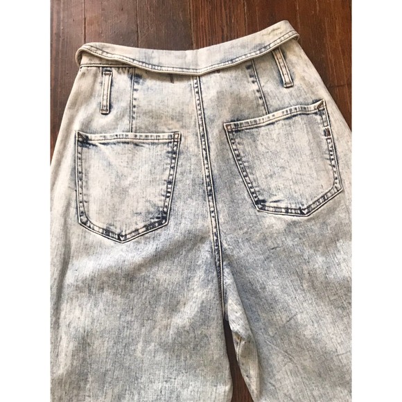 Express Ankle Legging Mid Rise Button Fly Jeans Light Wash Denim 6 R Repreve - Picture 9 of 9